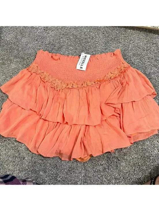 Mustard Seed Women's Boutique Peach Skirt size Medium NWT