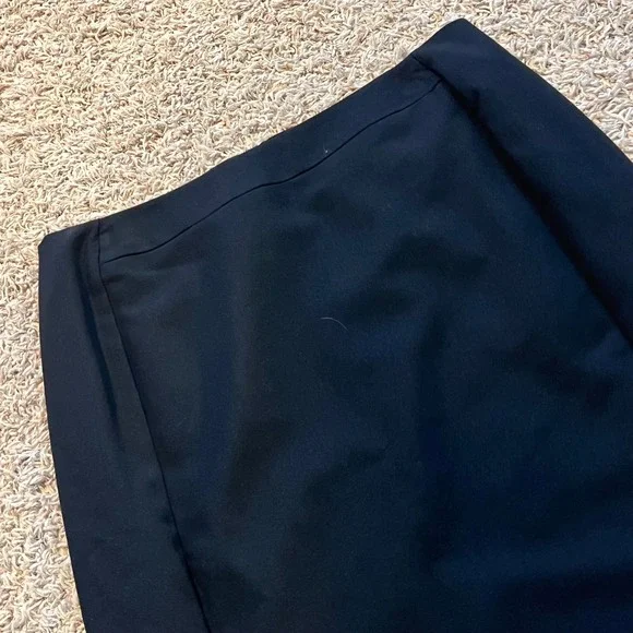 Worthington Petite Black Pencil Skirt Size 12P‎ Career Office Wear Knee Length