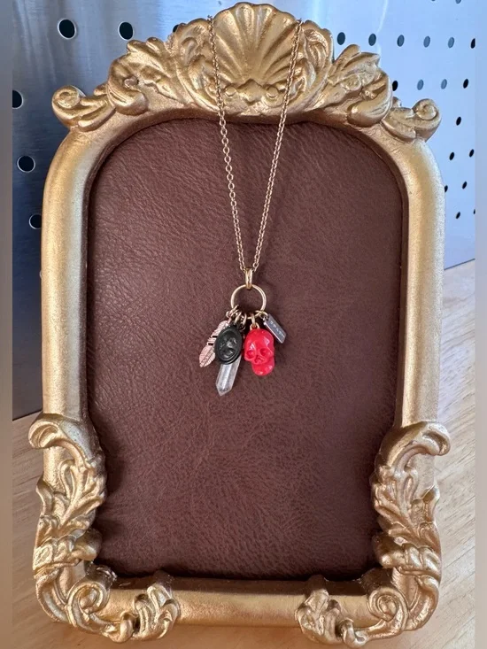 Coach Skull Charm Necklace