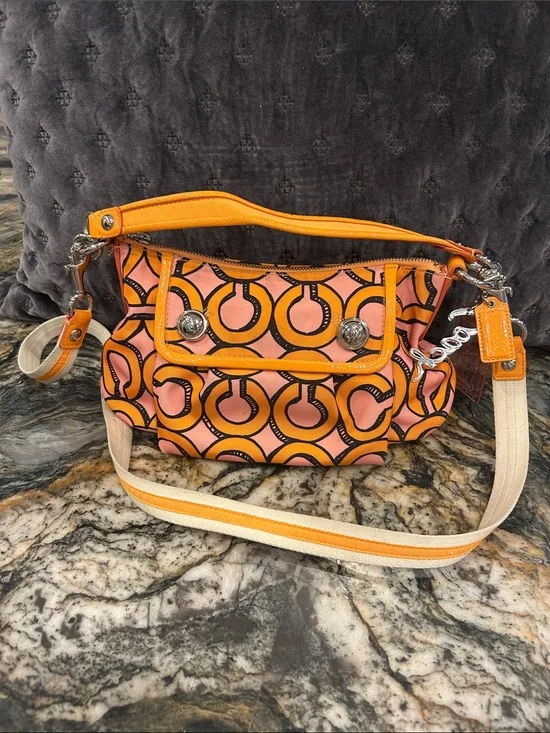 Coach Y2K Orange and Pink Poppy Collection