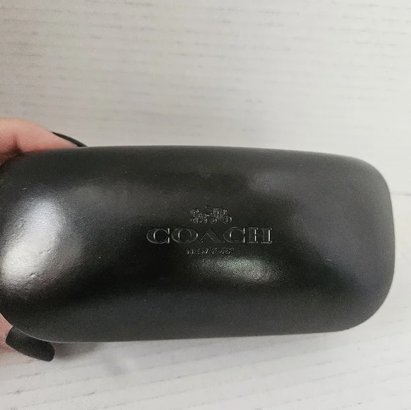 Coach black sunglasses‎ case