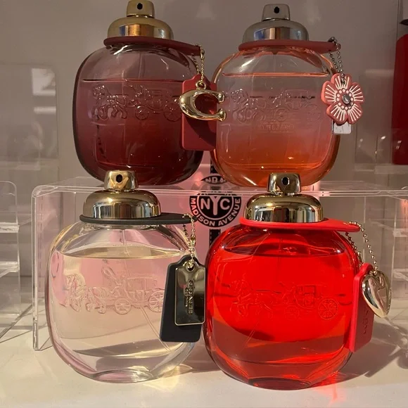 Coach love floral blush new York and wild rose bundle of 4 read description‎