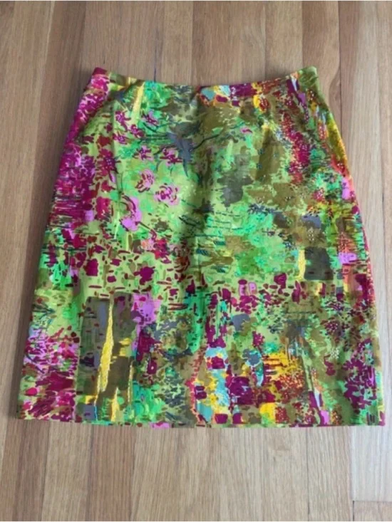 NWOT Etcetera cotton lined skirt size 2