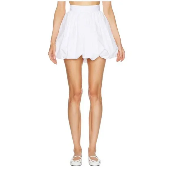 21 Saints Bubble Mini Skirt, White, New With Tags, Large