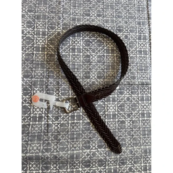 Wonder Nation Braided Belt Kids Small Brown Adjustable New Woven School Uniform