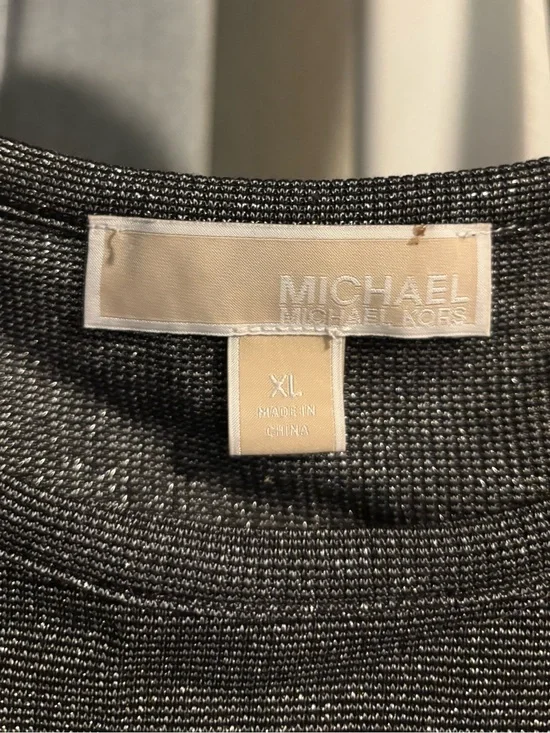 Michael Kors Metallic Black/Silver Dress