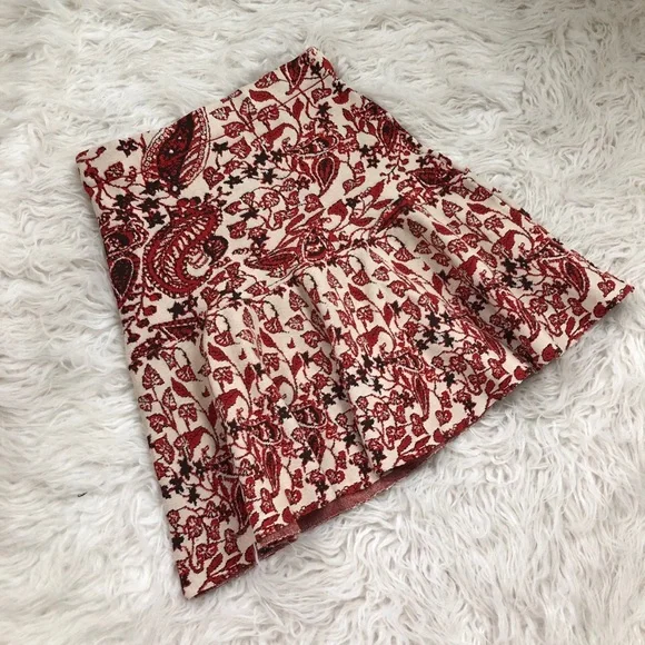 Boho‎ Skirt Fall Look Comfortable Stretchy Bohemian Pattern