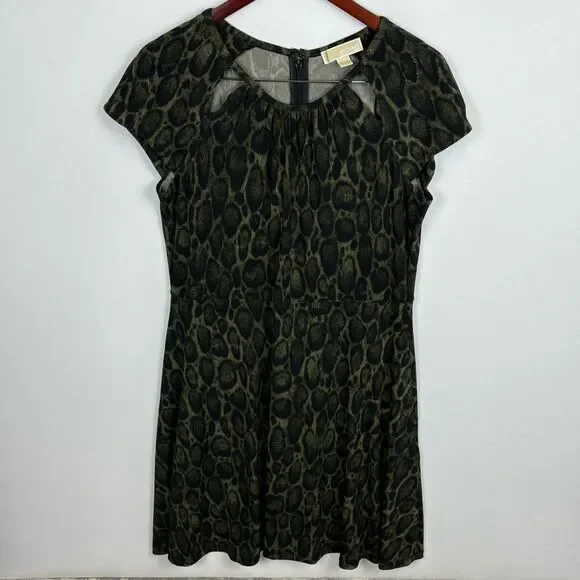 Michael Kors Animal Print‎ A-Line Dress