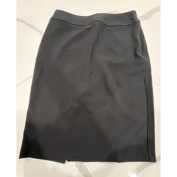 Sunny Leigh/Anthropolologie Brand Pencil Skirt‎ Black Stretchy  Size 6P