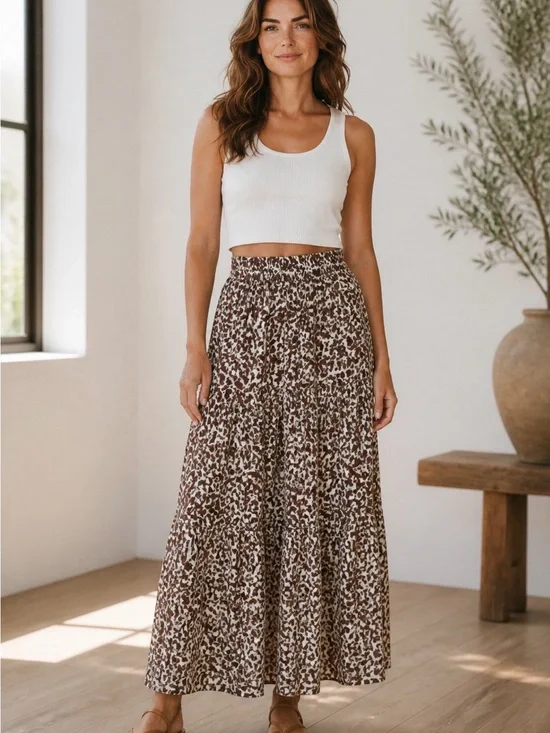 Anthropologie Maeve Somerset Maxi Skirt