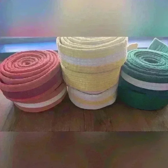 Lot of 7 Karate Belts Size 0