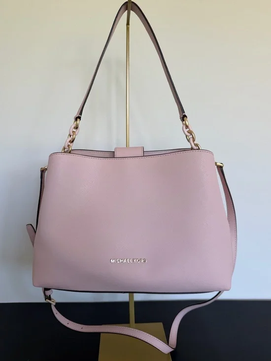 Michael Kors Jet Set East West Shoulder Crossbody Satchel Pink