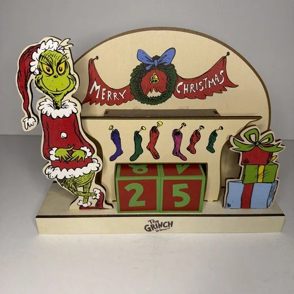 Grinch Department 56 Christmas Countdown Advent CalendarDr Seuss Collectible
