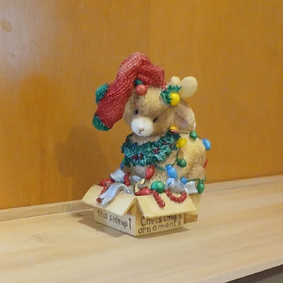 1994 Enesco Vtg Christmas Santa's Special DEERlivery 