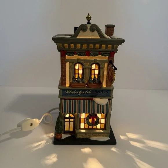 Dept 56 Christmas In The City Series Wakefield Books Retired Tested And Working