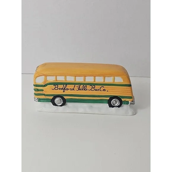 It's a Wonderful Life Holiday Village‎ 1997 RARE- Bedford Falls Bus Co.