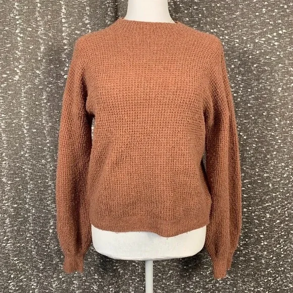 Pink Rose Long Sleeve Pullover‎ Pink Cozy Sweater Womens