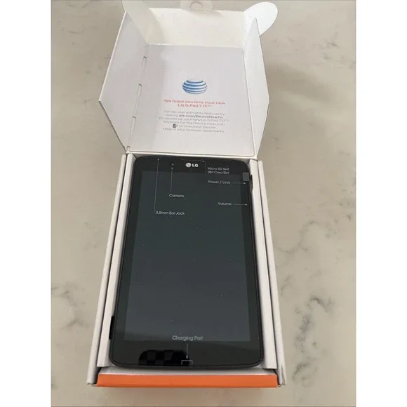 LG G Pad 7.0 New in‎ box OS ver. 4.4.2 SW ver V41010d AT&T