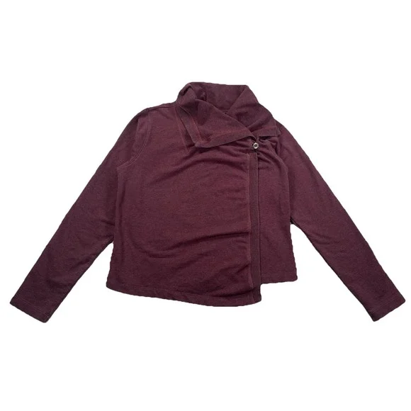 Patagonia At Sea Wrap Burgundy French Terry Women's Medium