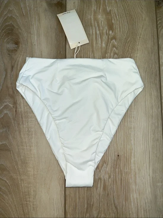 Haight Womens Classic Hotpant Bikini Bottom White Ivory Size XS NEW