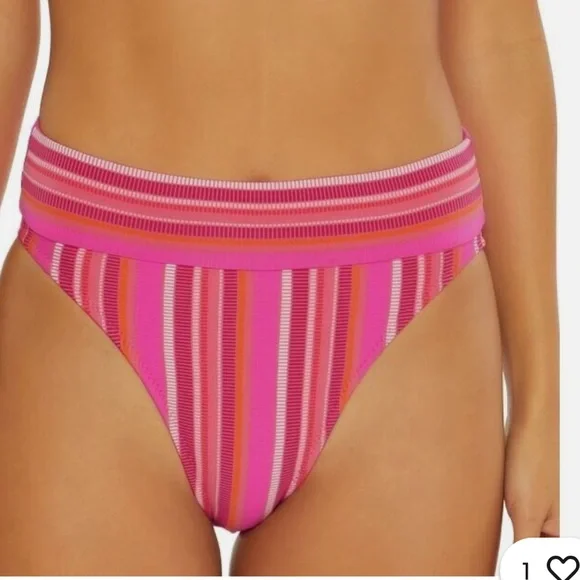 Trina Turk Marai Rollover High Waist bikini bottom