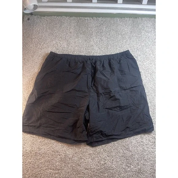 Swim 365 Swimsuits For All Swim Shorts Black Plus Size 30/32 New