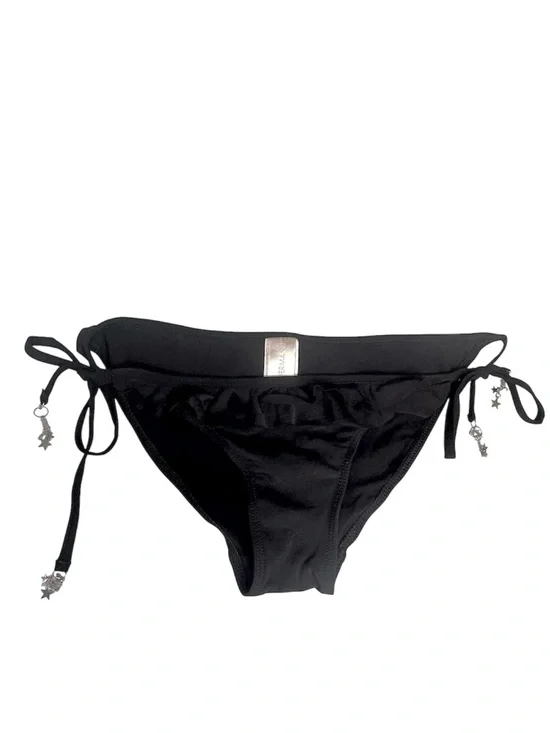 Zimmermann Black Triangle Tie Ruffle Charm Bikini Bottom Size 6/8