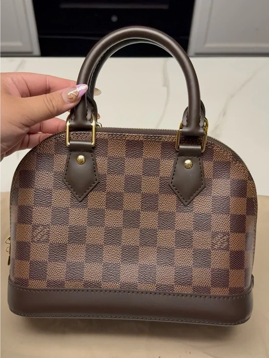Louis Vuitton Brown Damier Ebene Alma BB