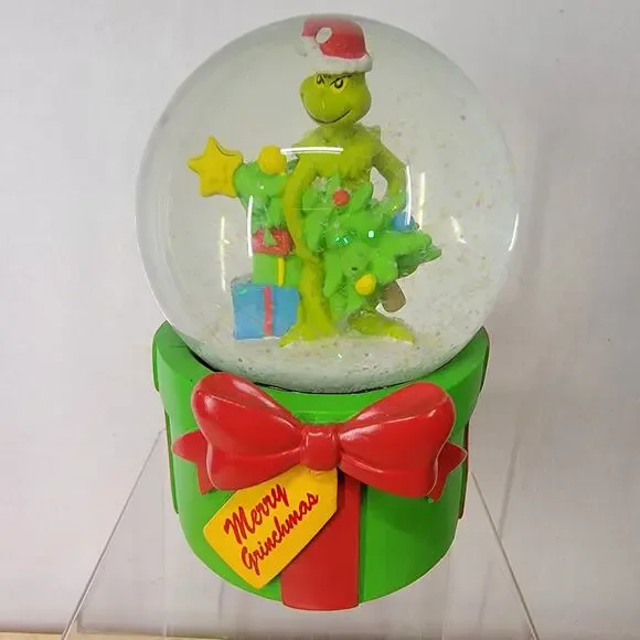 Grinch Glitter Snow Globe 