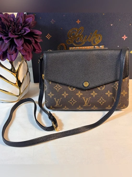 Louis Vuitton Twice Twinset Monogram Noir