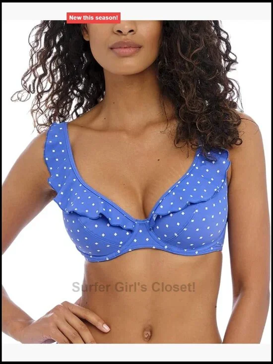 Underwire Ruffle Bikini Top - High Apex Racerback