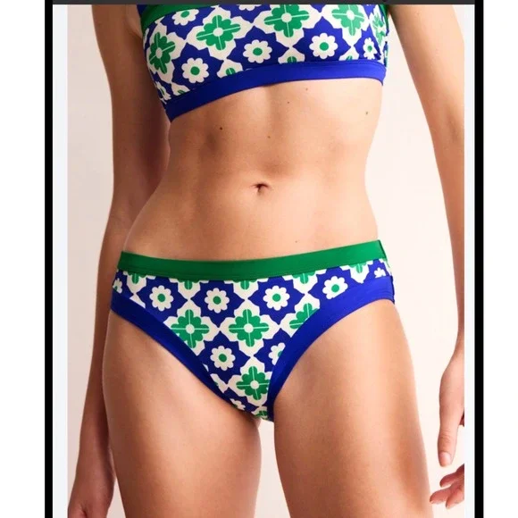 Boden Santorini Bikini Bottom Size  10 Beach resortwear travel swim‎ luxury
