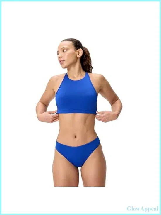 Women's Bikini Top with Removable Cups, Chlorine Resistant, Quick Dry, Soft