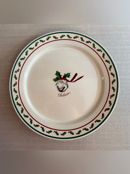 Retired Hallmark The Polar Express “Believe” Christmas Plate
