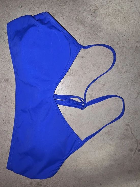 Vibrant Cobalt Blue Bikini Top