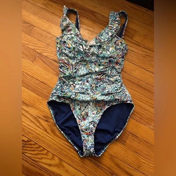 Lauren Ralph Lauren Swimwear with Multicolor Paisley Design