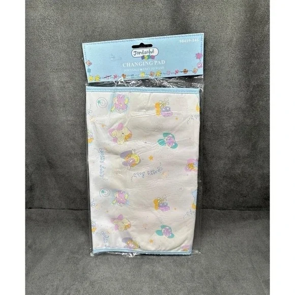 Vintage Jordache Vinyl Pastel Baby Changing Pad