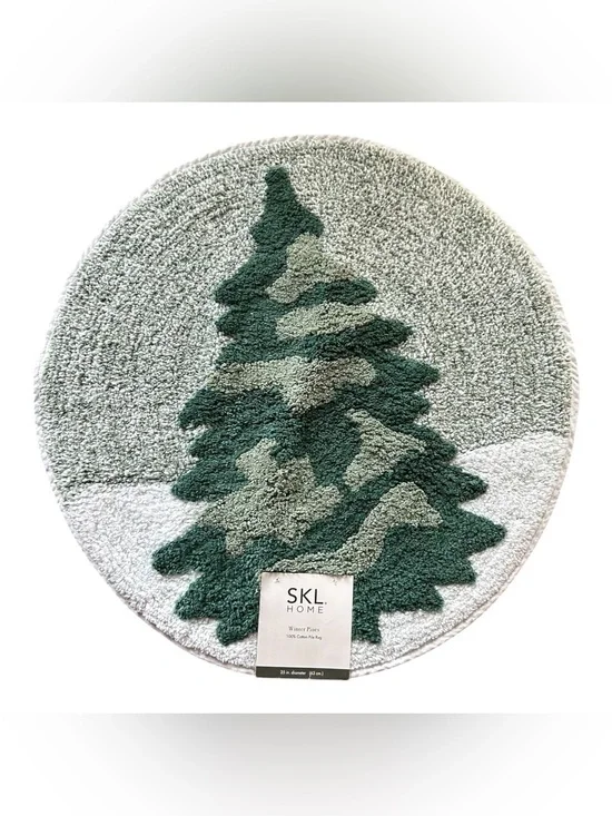 SKL Home Winter Pines Round Rug