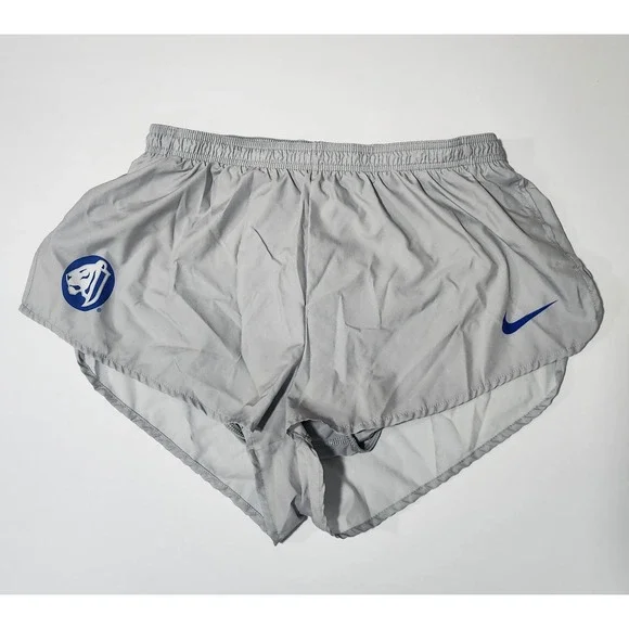Nike Penn State Nittany Lions Womens Running Shorts Gray Large NCAA Athletic
