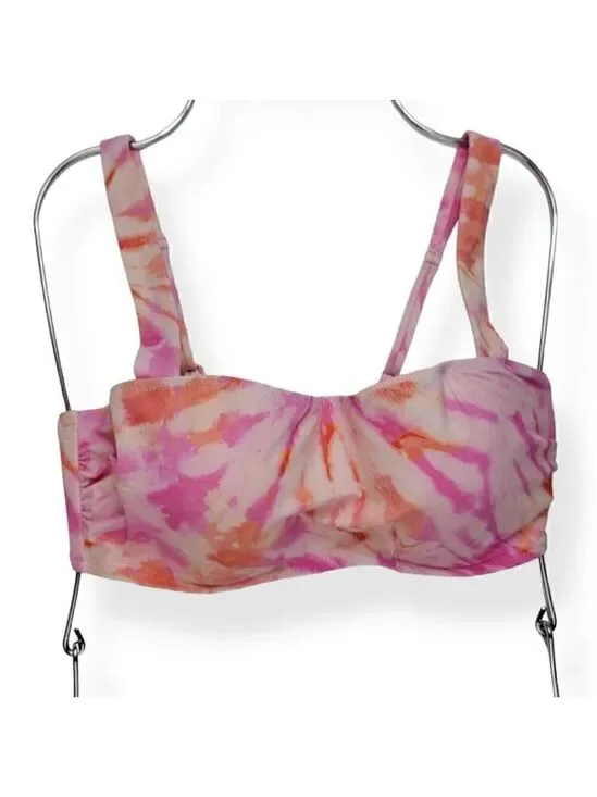 Shade & Shore Tie Dye Light Lift Bikini Top 34DD