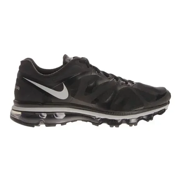 Nike Air Max 2012 Pure Platinum Black Running Shoes Sneakers Size 7.5 Women's