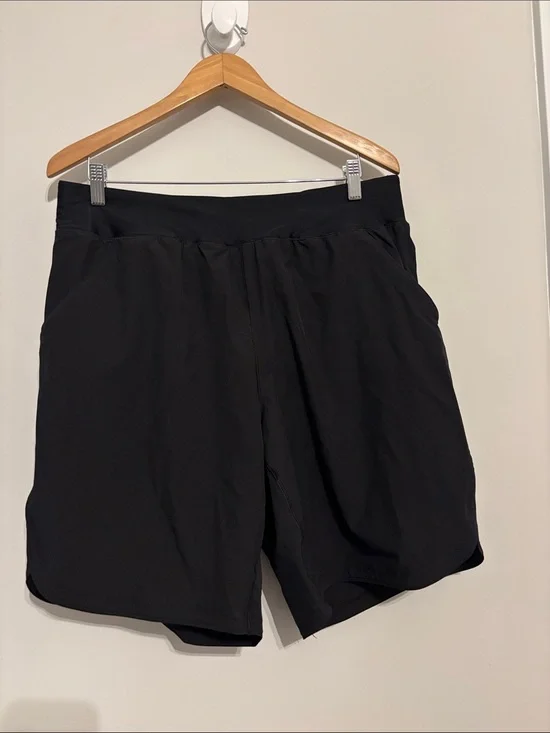 Lands’ End Black Swim Shorts Sz 16W EUC