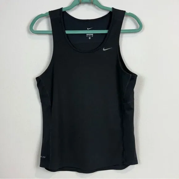 Nike Dri-FIT Black Mesh Back Tank Top S