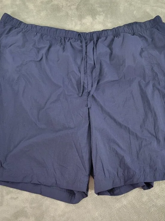 Swimsuits For All Womens 34/36 Plus Size Blue Swim Shorts Pockets Lined BLU159E