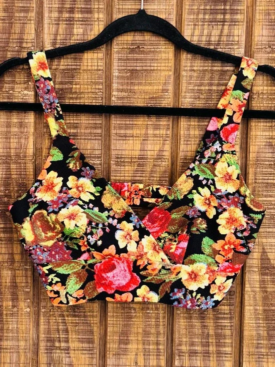 Tyche Floral Bohemian Bikini Top