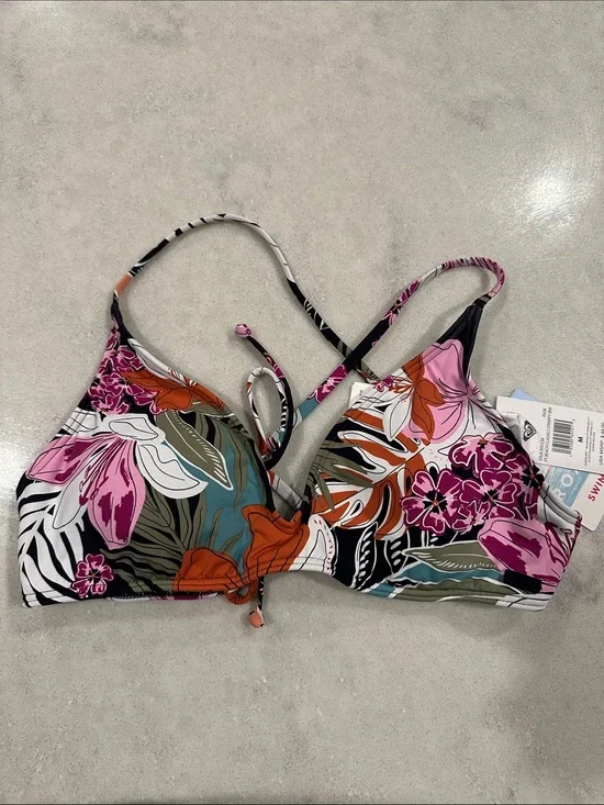 Roxy PT Beach Classics-Floral Print Bikini Top & Matching Bottoms