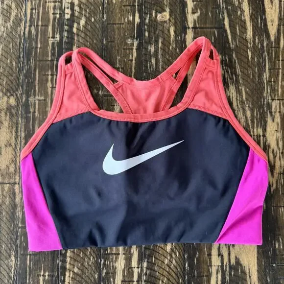 NIKE - Women's Colorblock Sports Bra - LARGE