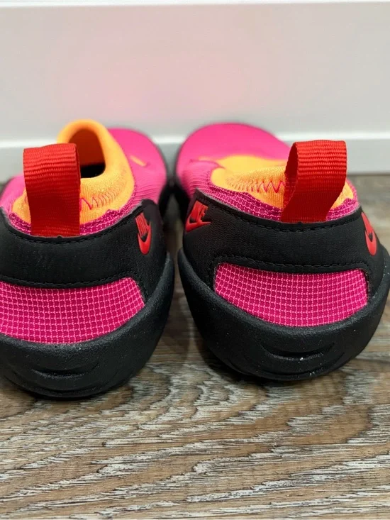 Nike Pink and Orange Slip-On Aquatic Shoe, Women’s Size 11