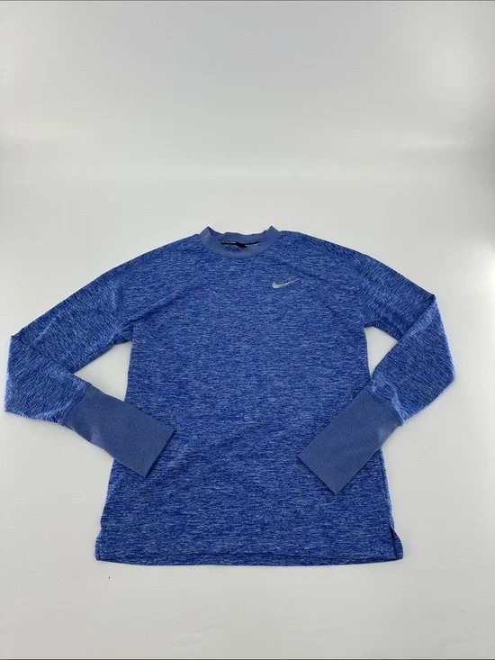 Nike Running Women’s Heathered Royal Blue Long Sleeve Training Top