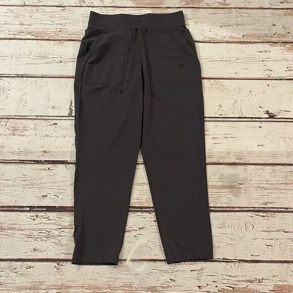 Nike Women's Pants Size Small S Bliss Luxe Flex Yoga Training Gray‎ Dri-FIT